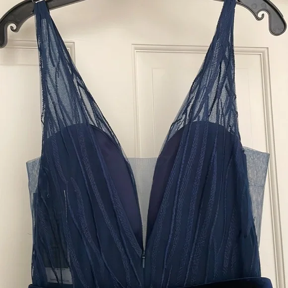 NWT Basix Black Label Navy dress - Picture 7 of 9